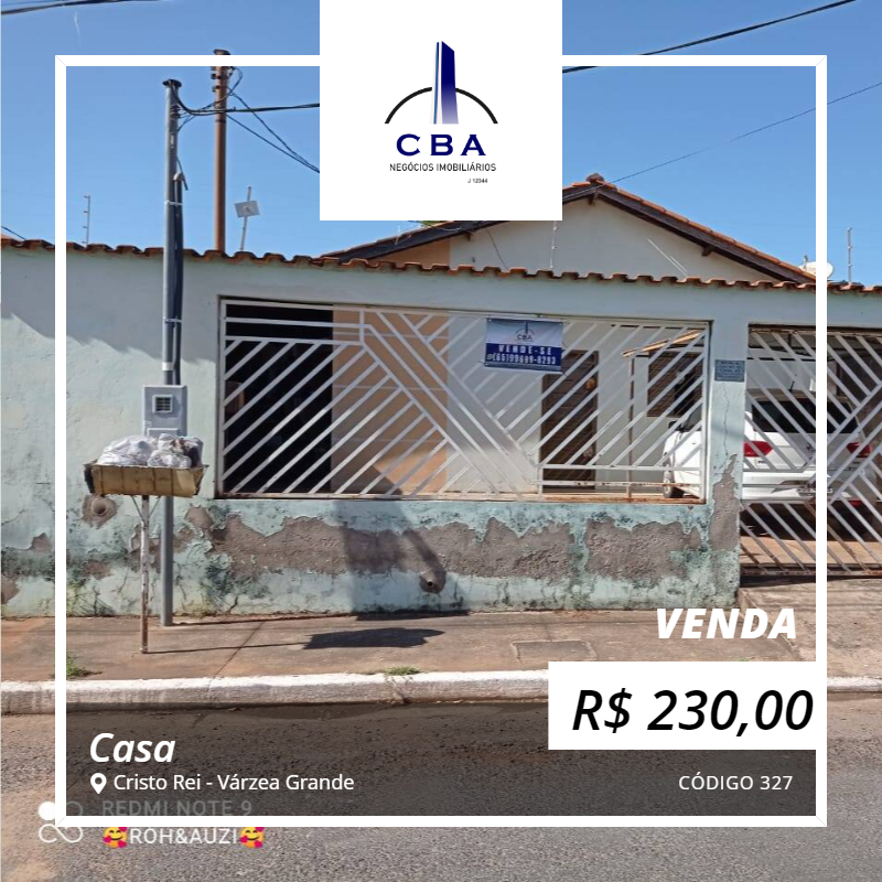 Casas sem vagas no Cristo Rei, Várzea Grande - Wimoveis