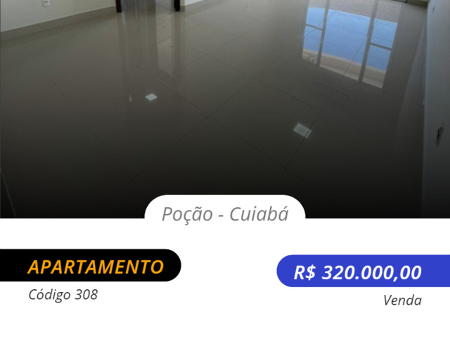 #308 - Apartamento para Venda em Cuiabá - MT